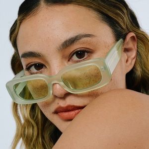 SOSUPERSAM Bonnie Clyde Jade Sunglasses